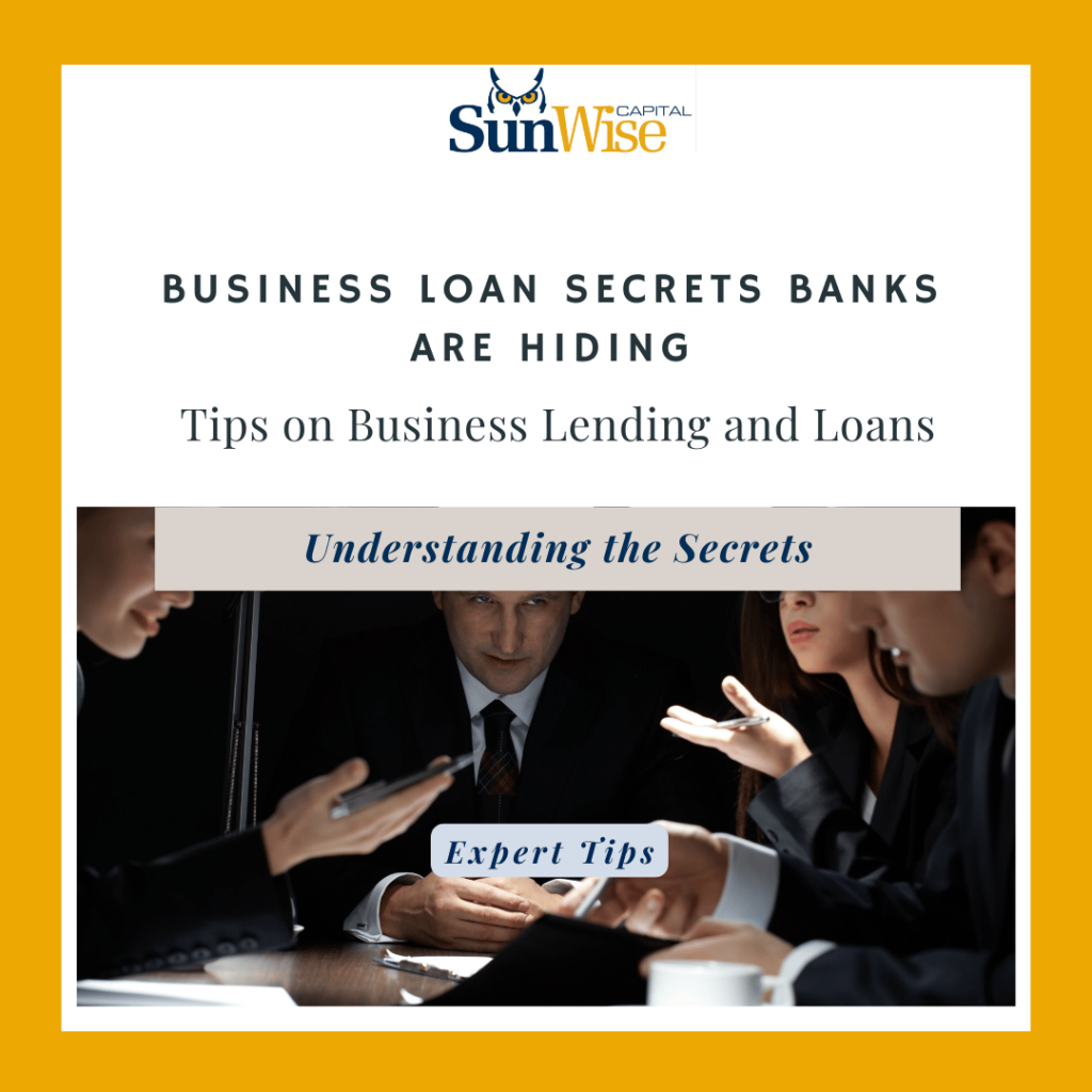 Bankers discuss the business loan secrets banks are hiding amongst themselves