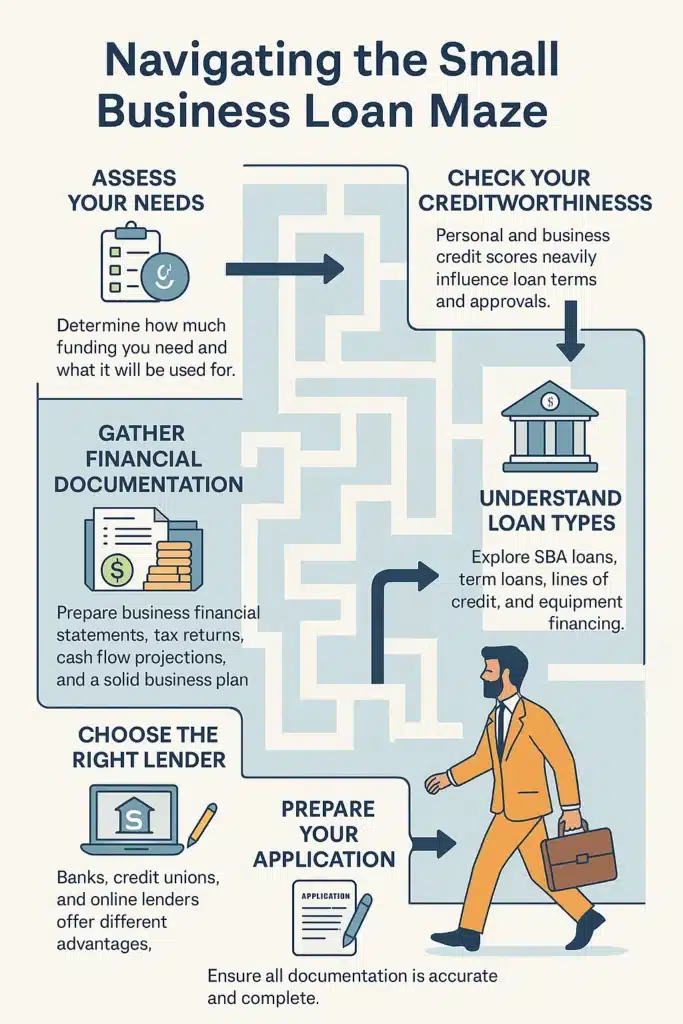 HOW HARD IS IT TO GET A SMALL BUSINESS LOAN - Maze illuminating the challenges in getting a small business loan