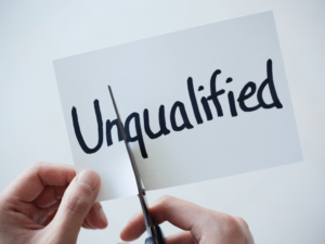 unqualified
