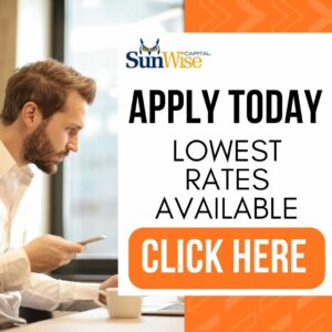 Sunwise capital lowest rates available ad