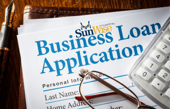Application form to get an unsecured business loan from Sunwise Capital