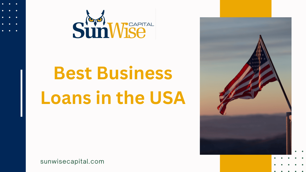 Sunwise capital offers a detailed comparison of business loan option in the Best Business Loans in the USA