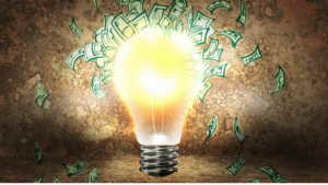Understanding short term business loans represented by a lightbulb illuminated.