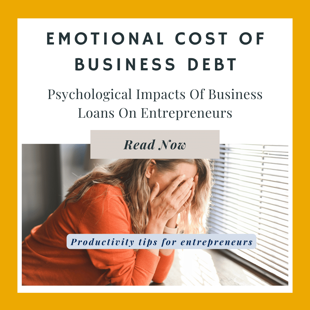 Mark Kane, CEO of Sunwise capital explores The Emotional Cost Of Buisness Debt Psychological Impacts Of Business Loans On Entrepreneurs