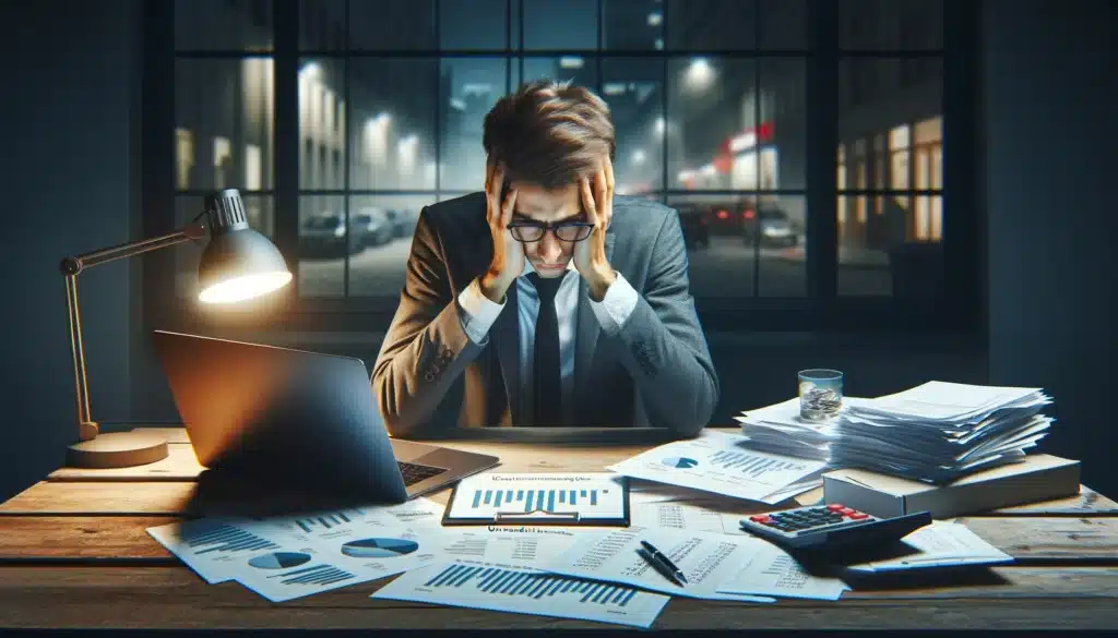Photorealistic stress image for cash flow