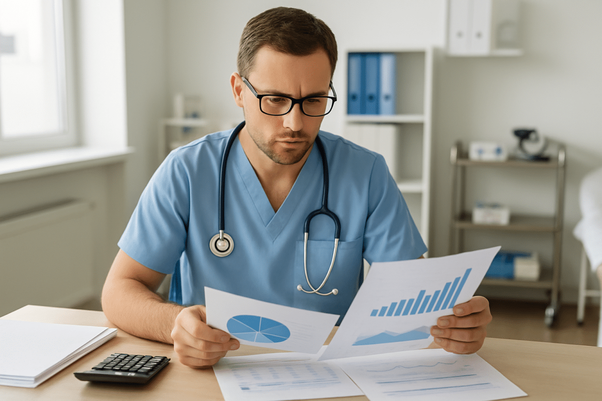 healthcare practice equipment financing — medical office with diagnostic imaging equipment