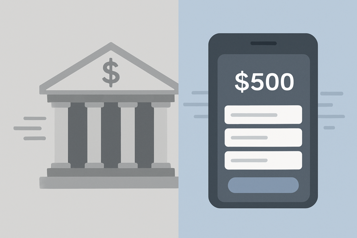 SBA loan alternative for small business — business owner reviewing funding options at a modern office desk